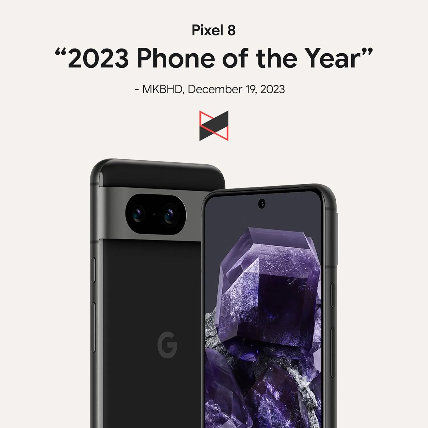 Google Pixel 8 - Unlocked Android Smartphone with Advanced Pixel Camera, 24-Hour Battery, and Powerful Security - Rose - 256 GB