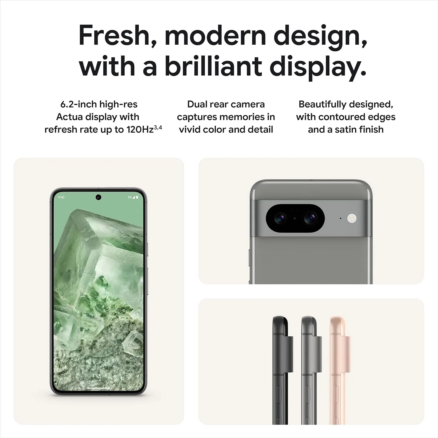 Google Pixel 8 - Unlocked Android Smartphone with Advanced Pixel Camera, 24-Hour Battery, and Powerful Security - Rose - 256 GB