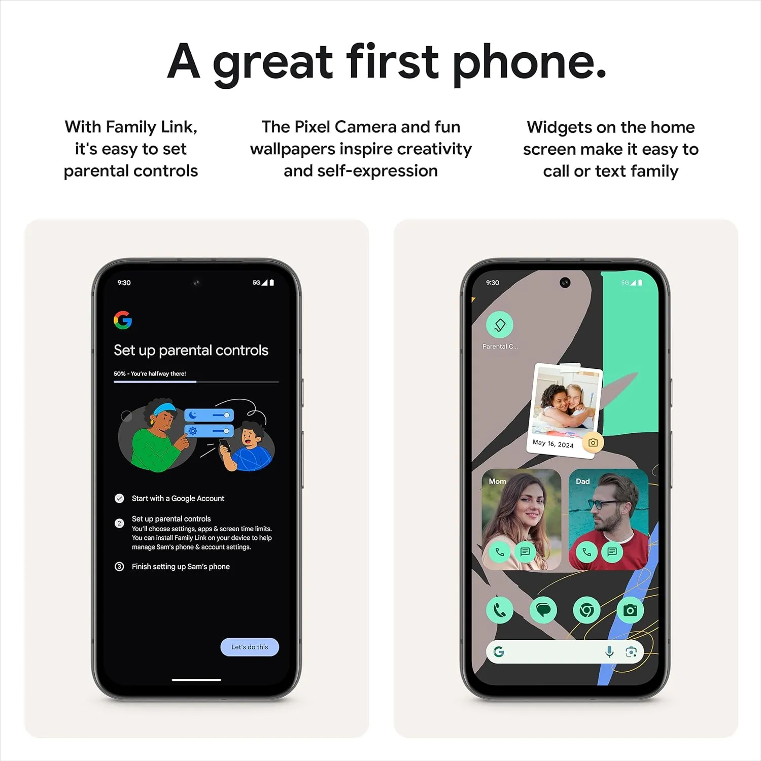 Google Pixel 8a - Unlocked Android Phone with Google AI, Advanced Pixel Camera and 24-Hour Battery - Porcelain - 128 GB