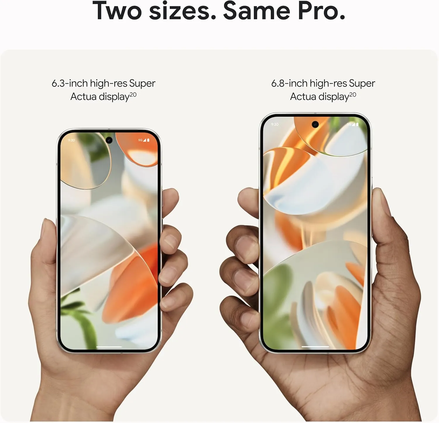 Google Pixel 9 Pro - Unlocked Android Smartphone with Gemini, Triple Rear Camera System, 24-Hour Battery, and 6.3" Super Actua Display - Obsidian - 128 GB