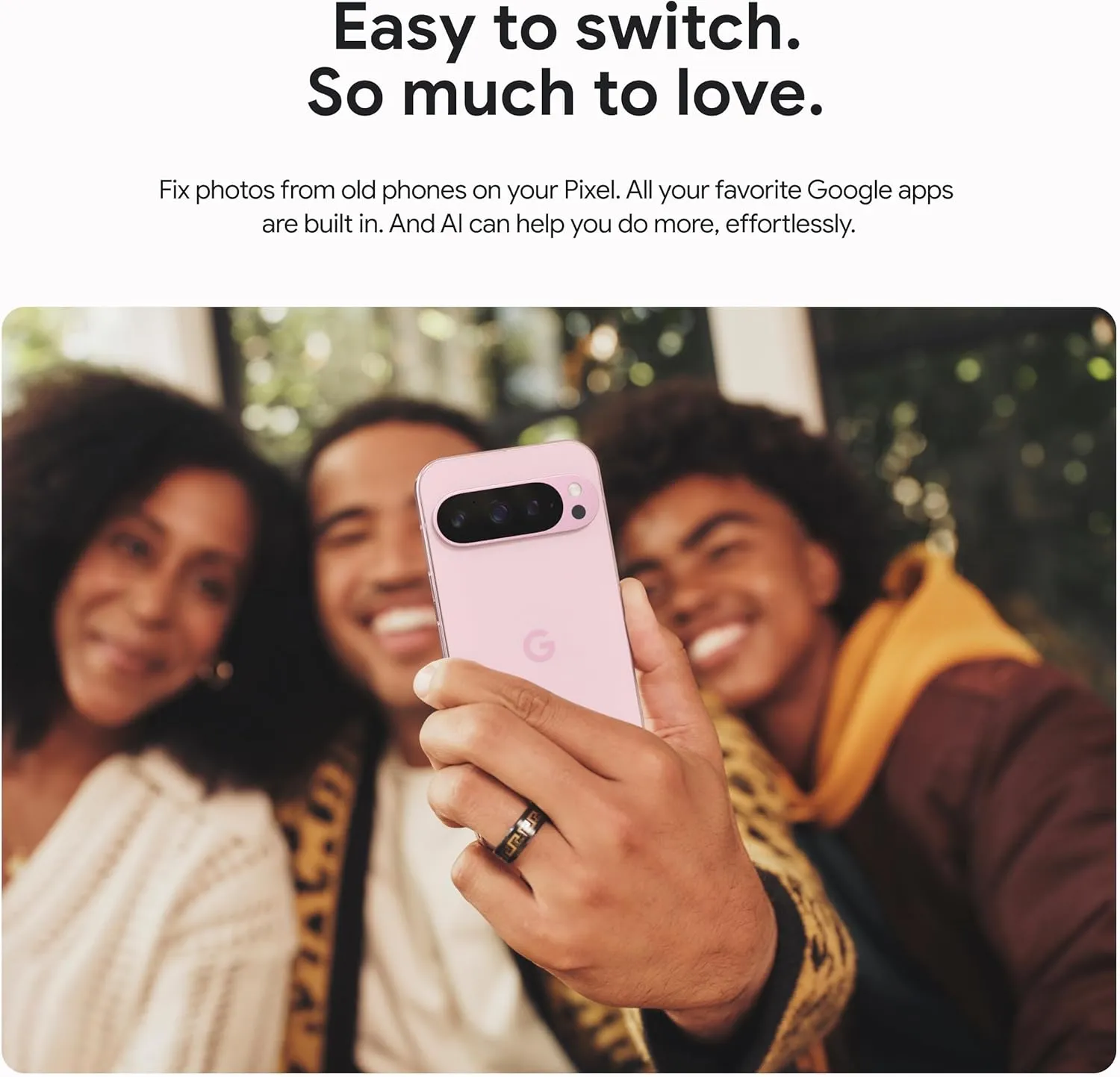 Google Pixel 9 Pro - Unlocked Android Smartphone with Gemini, Triple Rear Camera System, 24-Hour Battery, and 6.3" Super Actua Display - Obsidian - 128 GB