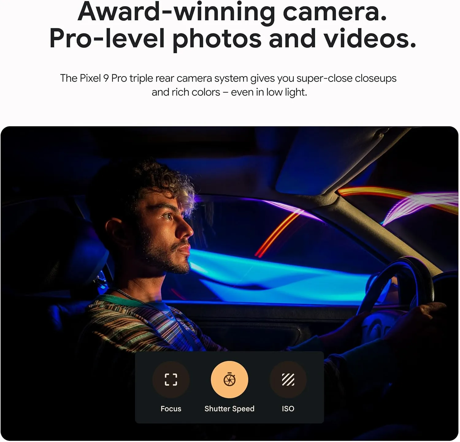 Google Pixel 9 Pro - Unlocked Android Smartphone with Gemini, Triple Rear Camera System, 24-Hour Battery, and 6.3" Super Actua Display - Obsidian - 128 GB