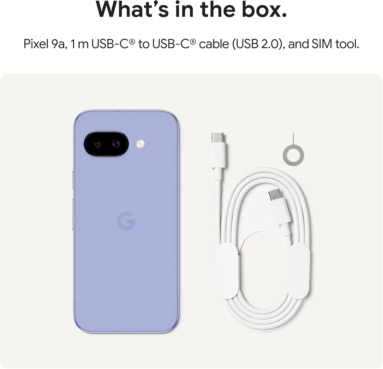 Google Pixel 9a - Iris - 128 GB with $100 Amazon Gift Card