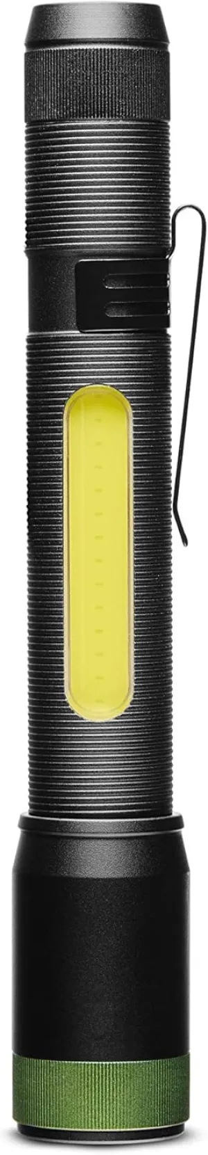 GP LED Torch LED Flashlight & Inspection Light Adjustable Focus Handheld Flashlight Super Bright 180 Lumens Pocket Torch Zoomable and Waterproof Camping Outdoor Torch Batteries Included