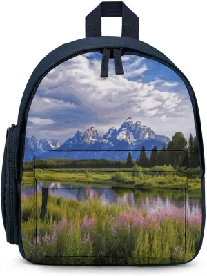 Grand Teton National Park Travel Backpack Casual Bag Lightweight Hiking Backpacks for Business, Travelling, Hiking
