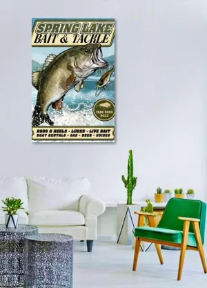 GRANDART.COM - Bass Pro - Canvas Wall Art By Old Red Truck