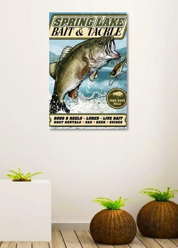 GRANDART.COM - Bass Pro - Canvas Wall Art By Old Red Truck