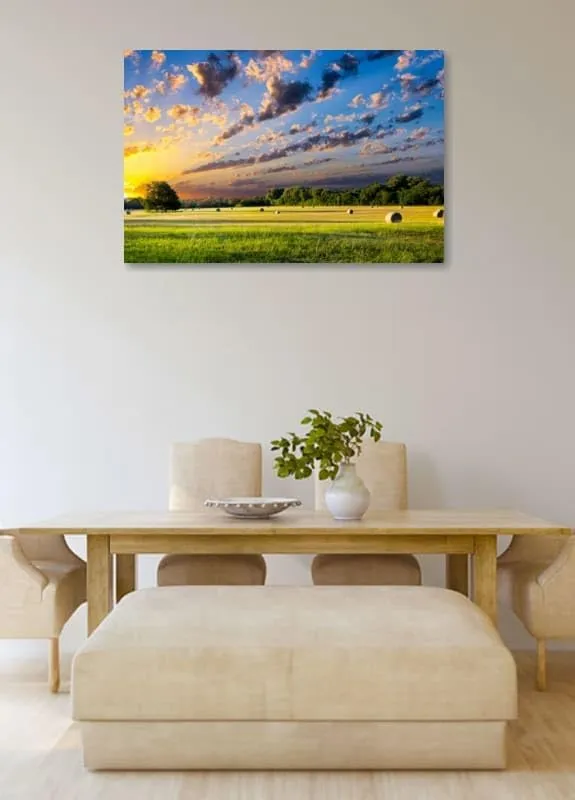 GRANDART.COM - Haystack At Dusk III - Canvas Wall Art By