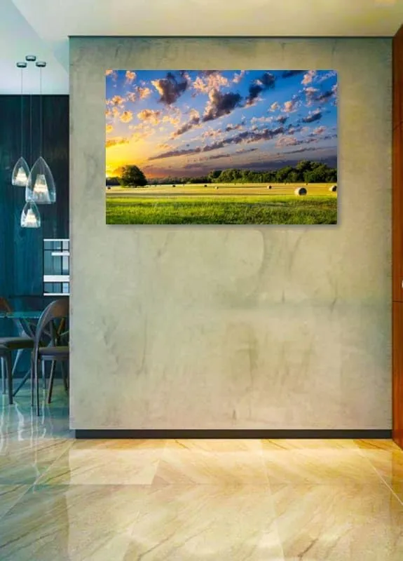 GRANDART.COM - Haystack At Dusk III - Canvas Wall Art By