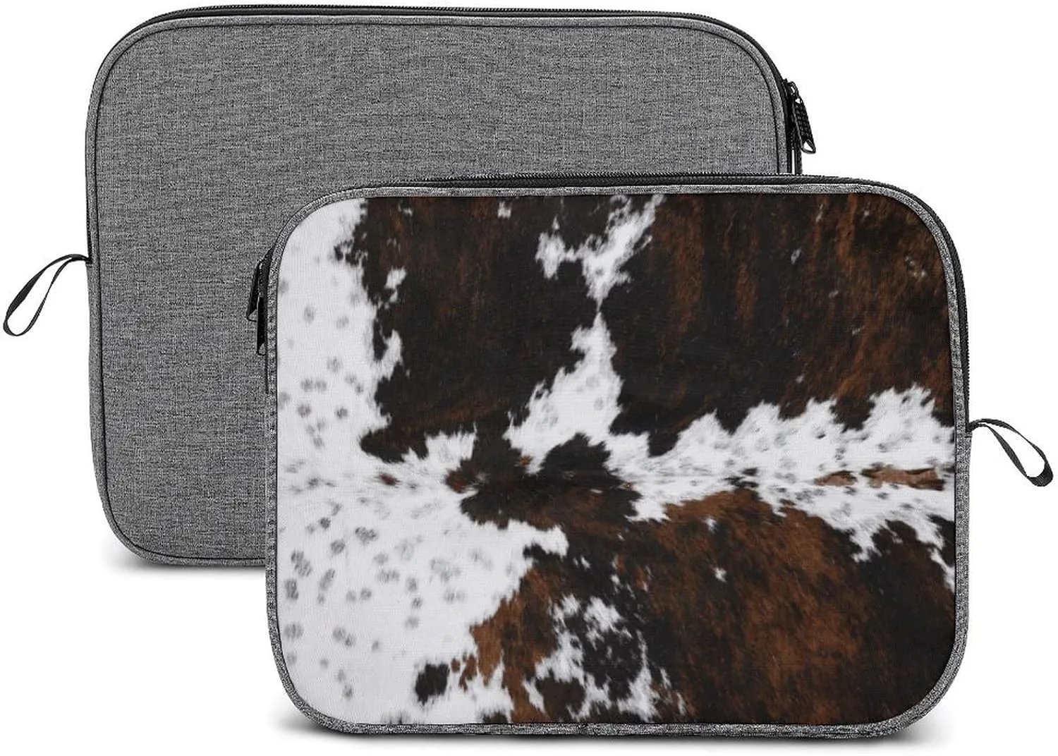 Green Boston Terrier Dogs Large Capacity Portable Laptop Case Unisex