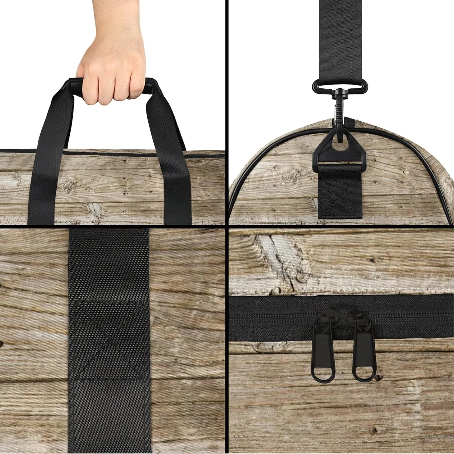 Gym Bag for Women Men Abstract Modern Floor Travel Duffle Bag with Shoe Compartment Waterproof Sports Tote Bags Large Overnight Weekender Bags for Travel Swimming Gym Yoga Dance