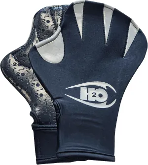 H2ODYSSEY Paddle Gloves - Webbed Gloves with Velcro Strap - Sticky PVC Palm Grip - Thermal Dive Gear to Keep Hand Warm - for Surfing, Diving and Swimming