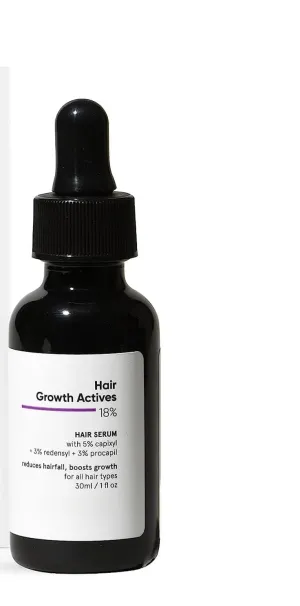 Hair Growth Serum With Redensyl, Anagain, Procapil, Capixyl & Baicapil 18% Hair Growth Actives | For Hair Fall Control | For Men & Women | 30 ml |1.01 Fl Oz