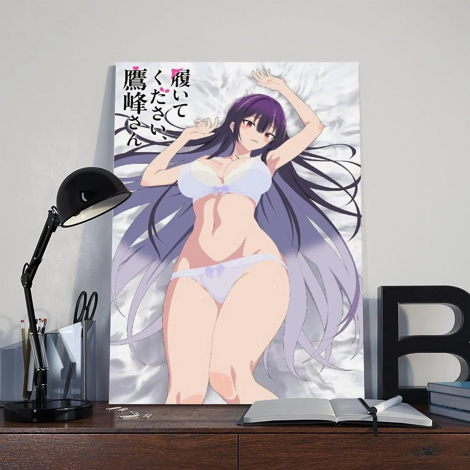 Haite Kudasai，Takamine-san Anime Canvas Poster Bedroom Decor Landscape Office Room Decor Gift Frame:24x36inch(60x90cm)