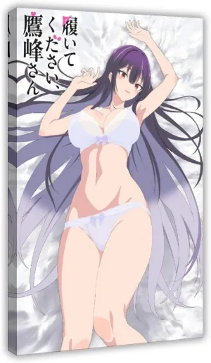 Haite Kudasai，Takamine-san Anime Canvas Poster Bedroom Decor Landscape Office Room Decor Gift Frame:24x36inch(60x90cm)