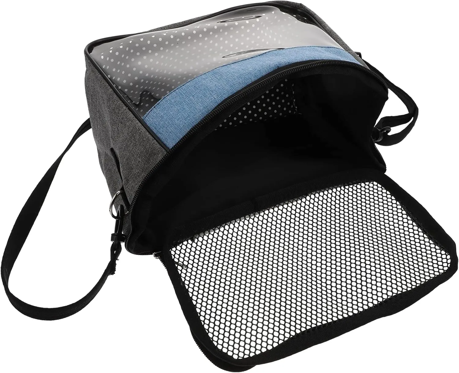 Hamster Carrier Bag: Small Animal Portable Outgoing Bag Transport Pouch with Breathable Mesh Top for Hamster Rat Gerbils Sugar Glider Gecko Hedgehog