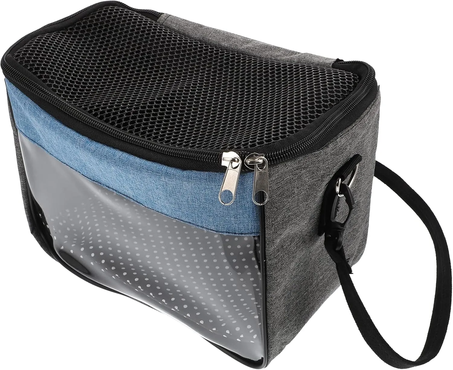 Hamster Carrier Bag: Small Animal Portable Outgoing Bag Transport Pouch with Breathable Mesh Top for Hamster Rat Gerbils Sugar Glider Gecko Hedgehog