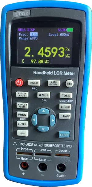 Handheld inductance Meter capacitance Meter to Measure Components ; 5 Digit Display inductance Meter (ET432)