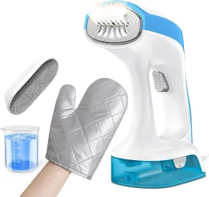 Handheld Steamer for Clothes, 2in1 Garment Steamer & Iron, 30-Second Fast Heat-up, 260mL Leak-Free Water Tank, 1000W Portable Steamer for Clothes, Wrinkle Remover Safe on All Fabrics