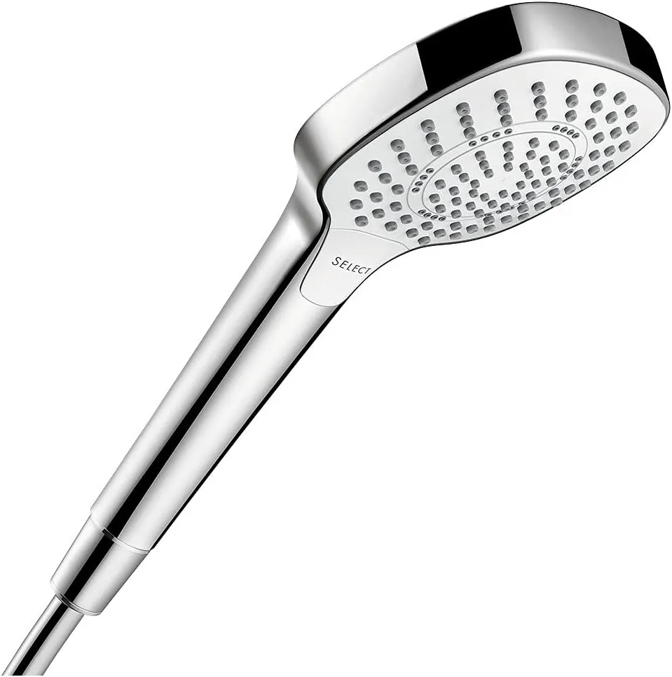 Hansgrohe Croma Select E 4-inch Modern Handheld Shower Head 3-Spray in , 04948400