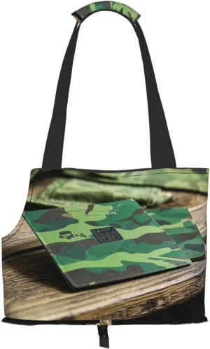 Hardwoods Green Pint Pet Pandbag, Pet Portable Folding Shoulder Bag, Dog Handbag for Puppies and Puppies