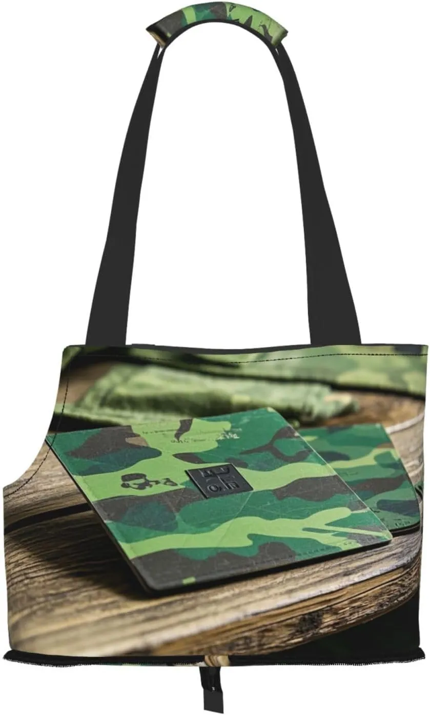 Hardwoods Green Pint Pet Pandbag, Pet Portable Folding Shoulder Bag, Dog Handbag for Puppies and Puppies