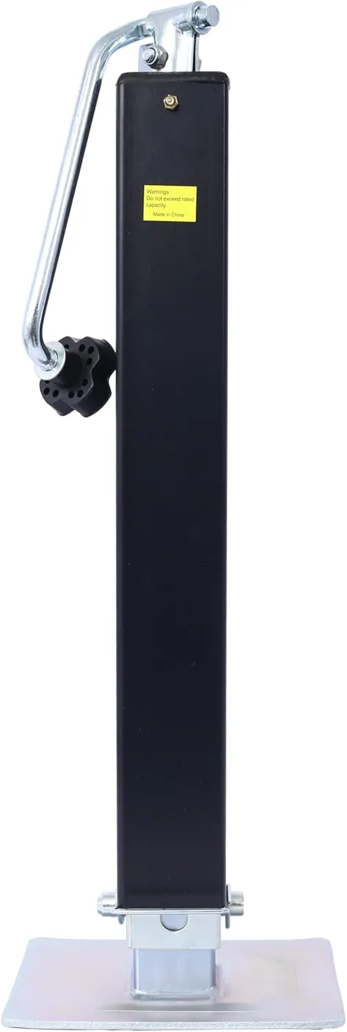 Heavy Duty 8,000 lbs. top Wind Weld on Square Tube Drop Leg Jack Boat Trailer Jack (8000lbs)