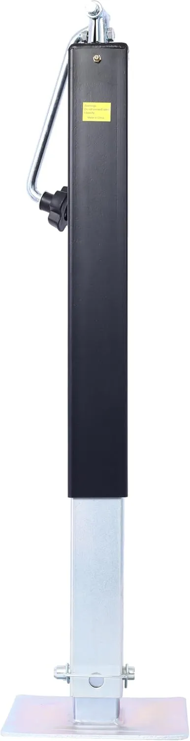 Heavy Duty 8,000 lbs. top Wind Weld on Square Tube Drop Leg Jack Boat Trailer Jack (8000lbs)