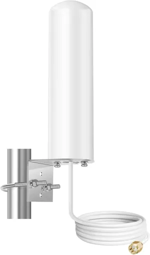 High Gain 10dBi Universal Wide-Band 5G 4G LTE WiFi Outdoor SMA Male Antenna for Mobile Cell Phone Verizon, AT&T, T-Mobile 5G 4G Cellular Modem Router（698-6000MHz）, Boosts RV Home Internet, Slinkdsco