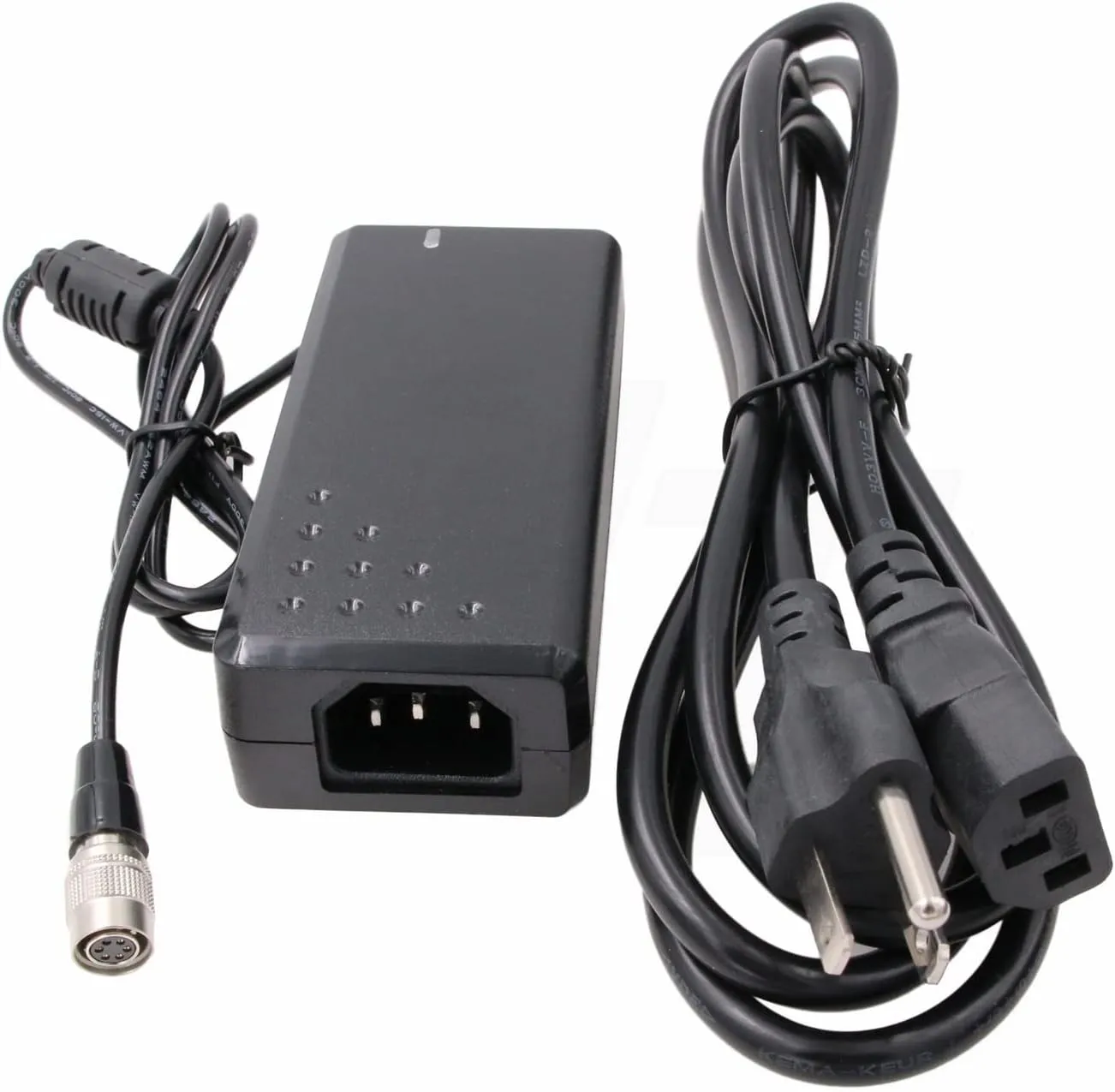 Hirose 6 Pin 12V AC DC Power Supply Adapter for Jai GO, Basler Camera ace GigE, Aviator CL, Racer, Runner, Imaging Source GigE, AVT Mako U 24W