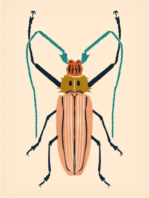 HOME DEPOT EXCL Victoria Barnes 'Beetle Bug IV' Canvas Art