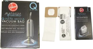 Hoover AH10000 Platinum Type-Q & I HEPA Vacuum Bags (2 Q bags & 2 I Bags)