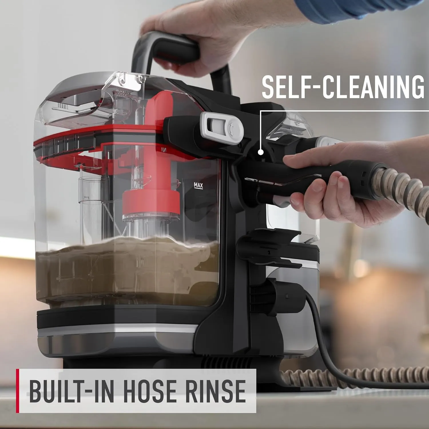 Hoover CleanSlate XL Deep Cleaning Carpet   Upholstery Spot Cleaner Machine with Specialized Tools, Permanent Stain Remover, Pair with Hoover Portable Spot Cleaner Solution