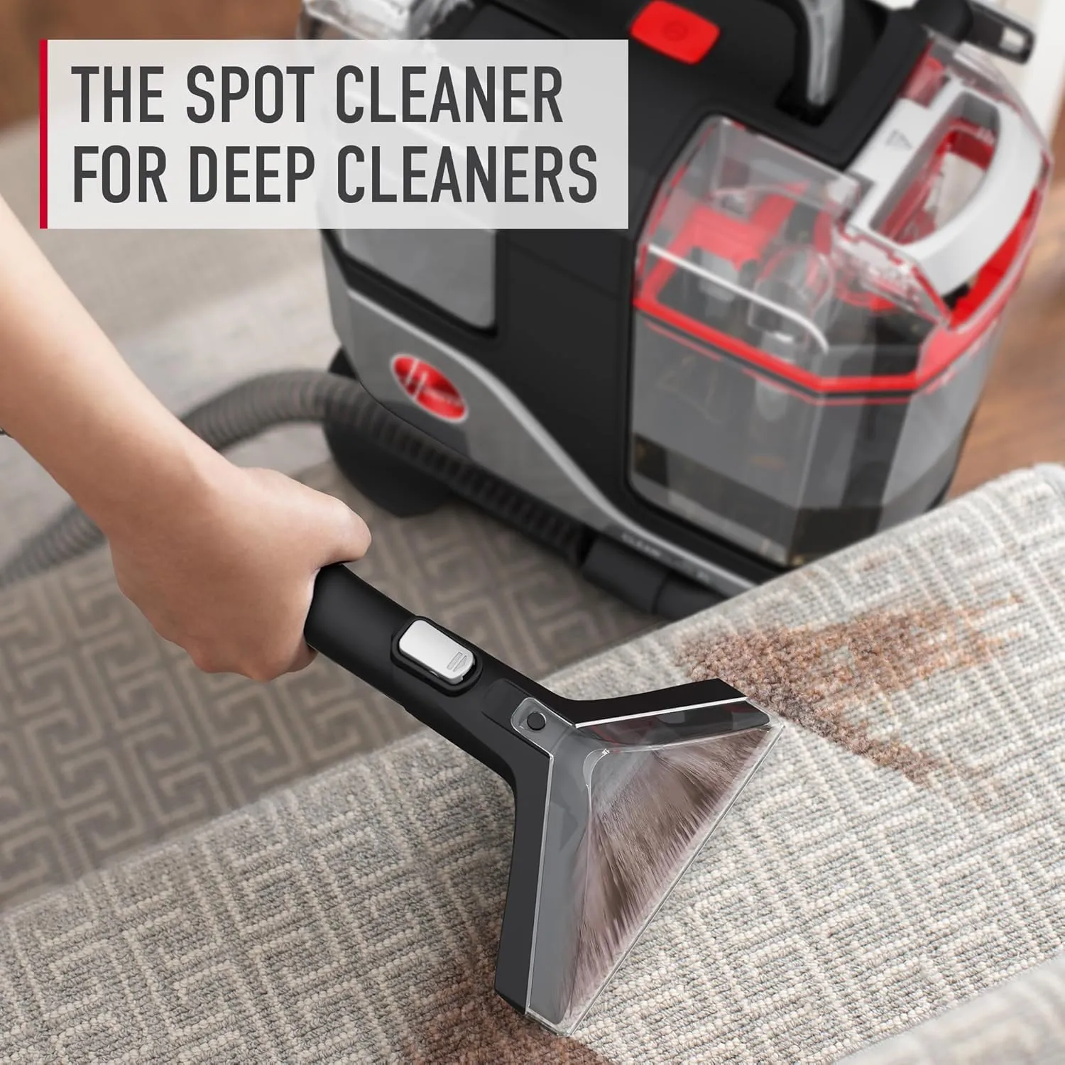Hoover CleanSlate XL Deep Cleaning Carpet   Upholstery Spot Cleaner Machine with Specialized Tools, Permanent Stain Remover, Pair with Hoover Portable Spot Cleaner Solution