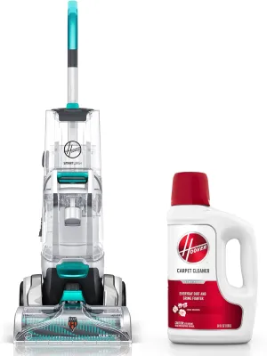 Hoover SmartWash  Automatic Carpet Cleaner Machine, for Carpet and Upholstery, FH52000   64 oz Everyday Carpet Cleaner Solution, Deep Cleaning Carpet Shampoo, AH31924