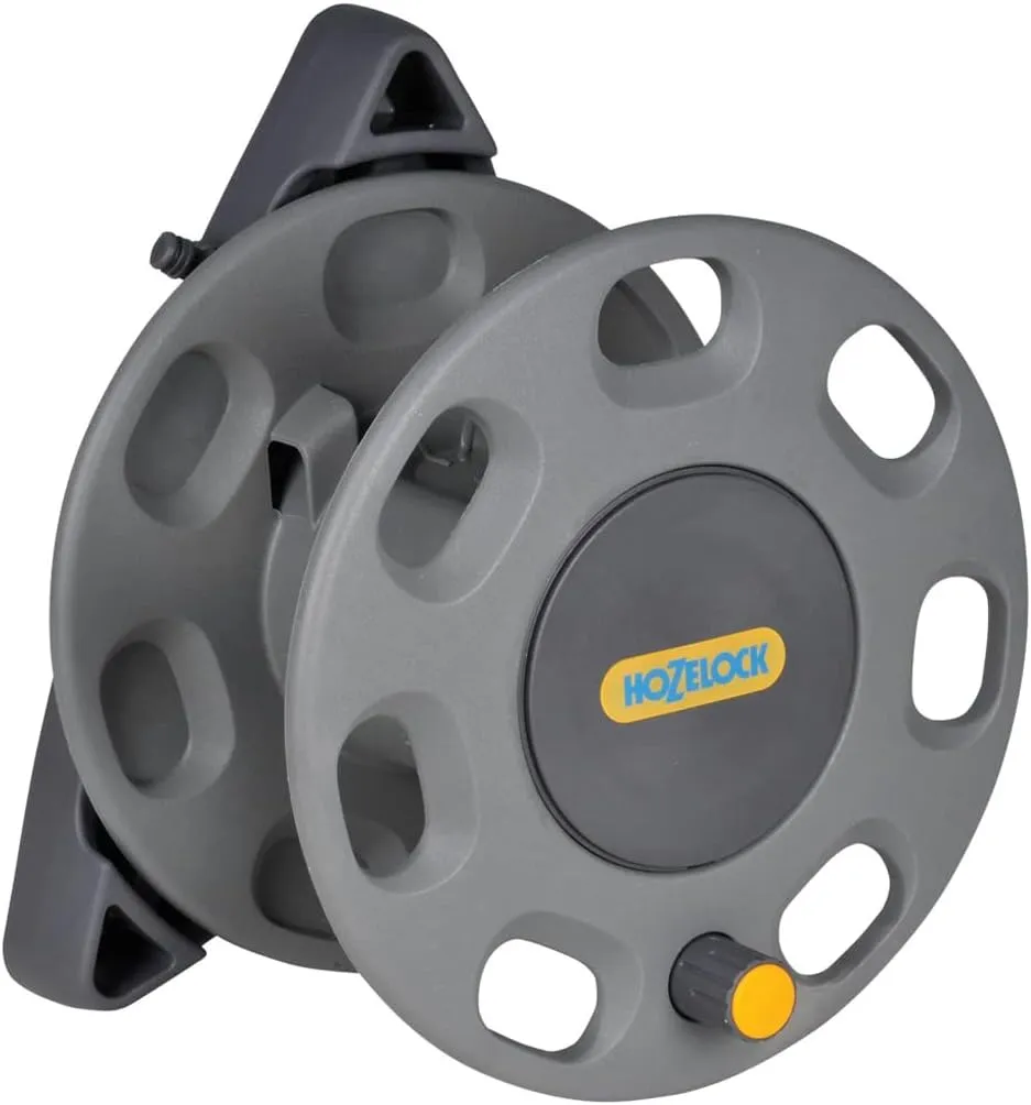 Hozelock 2420 30 Meters Compact Wall Mounted Hose Reel Hose Guide