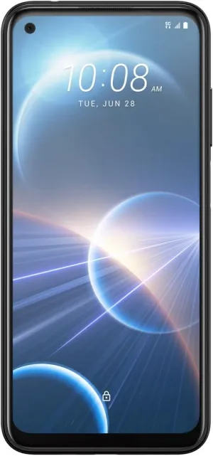HTC Desire 22 Pro 5G (Black) Dual SIM 128GB   8GB RAM Factory Unlocked (GSM Unlocked | No CDMA) Android Smartphone - International Version