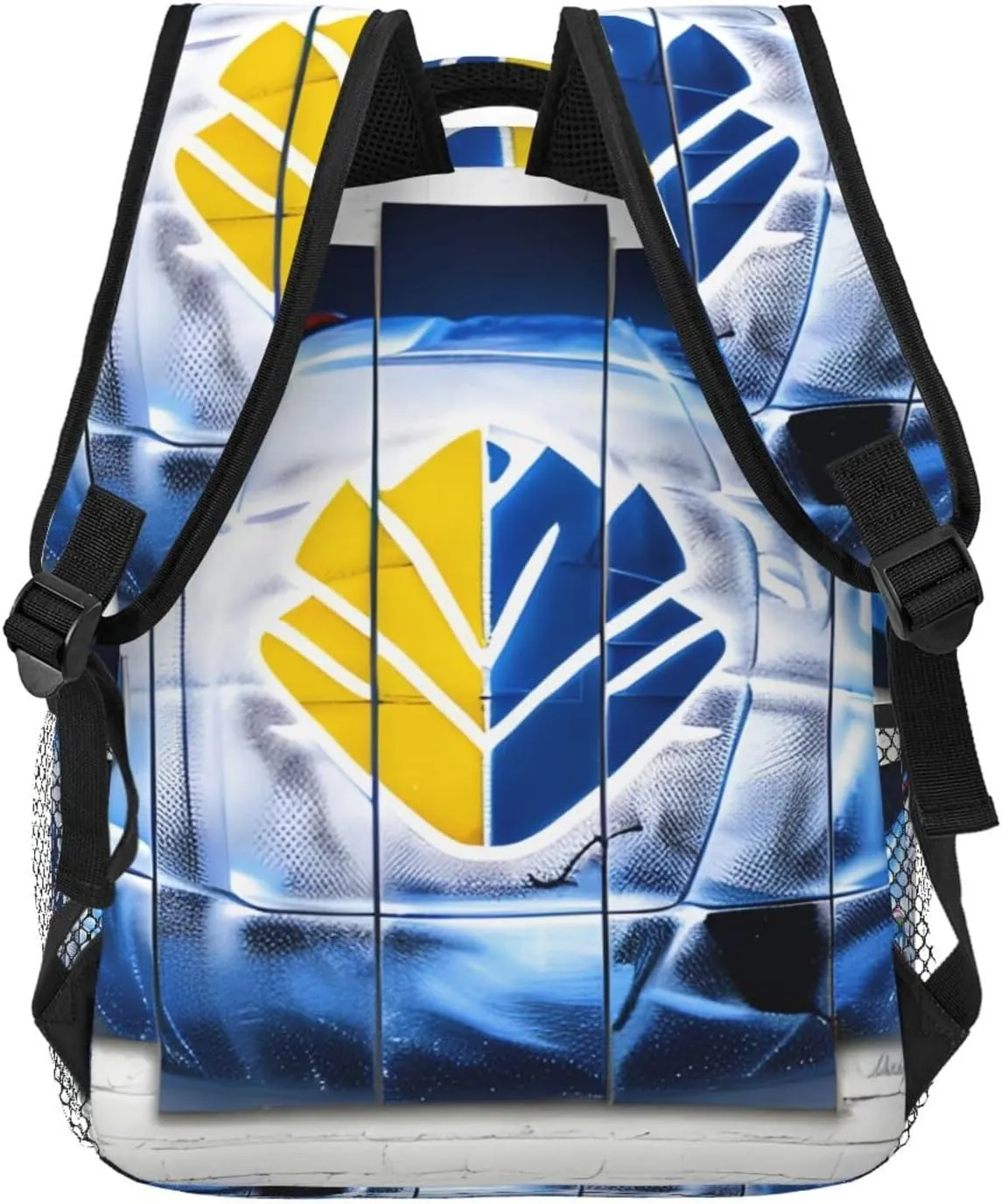 Ice Hockey Art Pattern Print Laptop Backpack Stylish Bookbag College Daypack Travel Business Work Bag For Men Women
