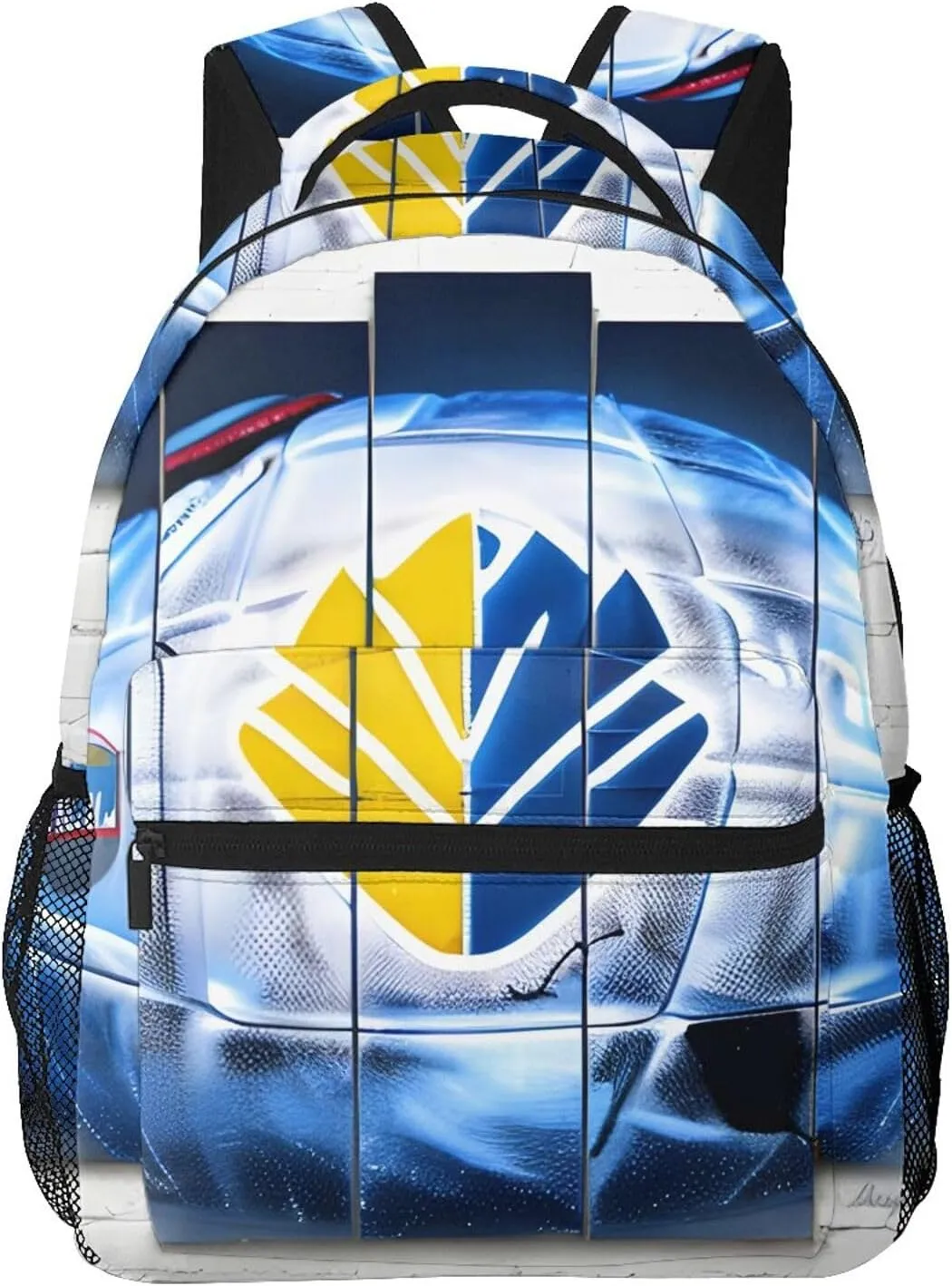 Ice Hockey Art Pattern Print Laptop Backpack Stylish Bookbag College Daypack Travel Business Work Bag For Men Women