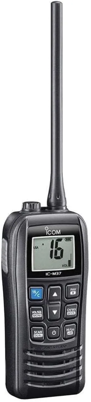 Icom M3731USA 6w Marine Vhf Floating Handheld Wit