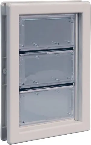 Ideal Pet Products Air Seal Pet Door with Telescoping Frame, Medium, 6.63" x 11.25" Flap Size