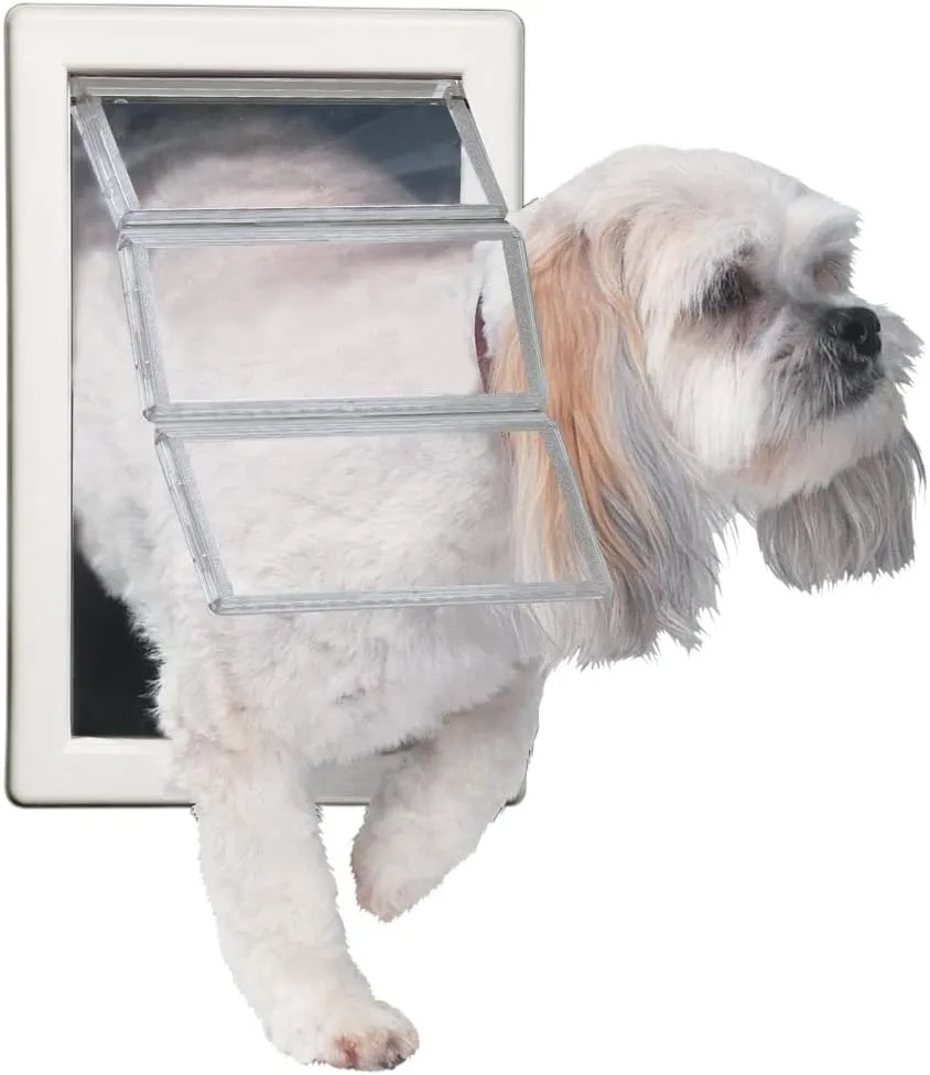 Ideal Pet Products Air Seal Pet Door with Telescoping Frame, Medium, 6.63" x 11.25" Flap Size