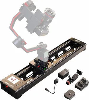 IFOOTAGE Shark Slider Nano II 660, Motorized Camera Slider Compatible with DJI RS2, RS2 Pro, RS3 Pro, RS4, RS4 Pro 5 Axis Video Slider, Payload 15.4lbs, 26"/66cm Long Version