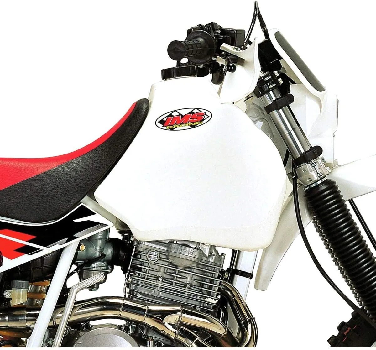 IMS 112222W1 White Large Fuel Tank - 4.0 Gallon Capacity