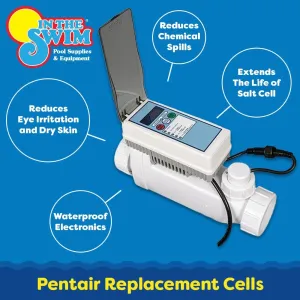 In The Swim IRCF60 - Replacement Salt Cell for Pentair IntelliChlor IC60 for Swimming Pools up to 60,000 gallons