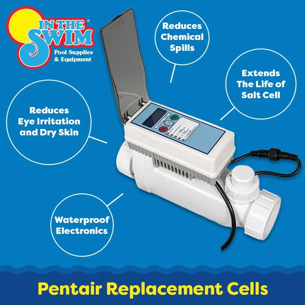 In The Swim IRCF60 - Replacement Salt Cell for Pentair IntelliChlor IC60 for Swimming Pools up to 60,000 gallons