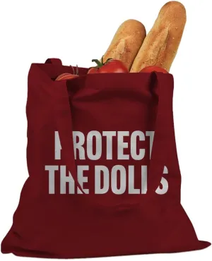 Indica Plateau Protect the Dolls Trans Women Awareness Cotton Canvas Tote Bag
