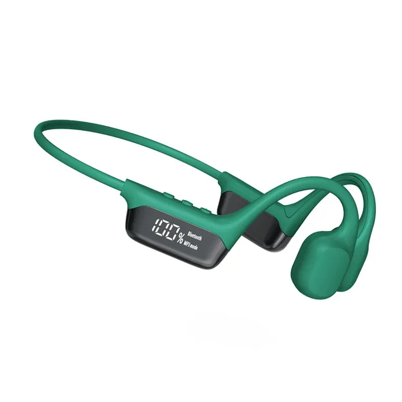 #IPX8 Waterproof Bone Conduction Wireless Headphone Bluetooth 5.4 32GB RAM MP3 Player HIFI Music Sport Swimming Headset With Mic