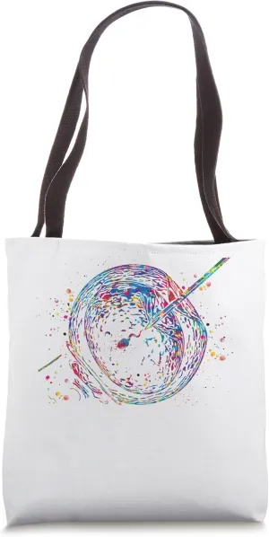 IVF Art Watercolor Embryonic Art Gynecology Medical Tote Bag