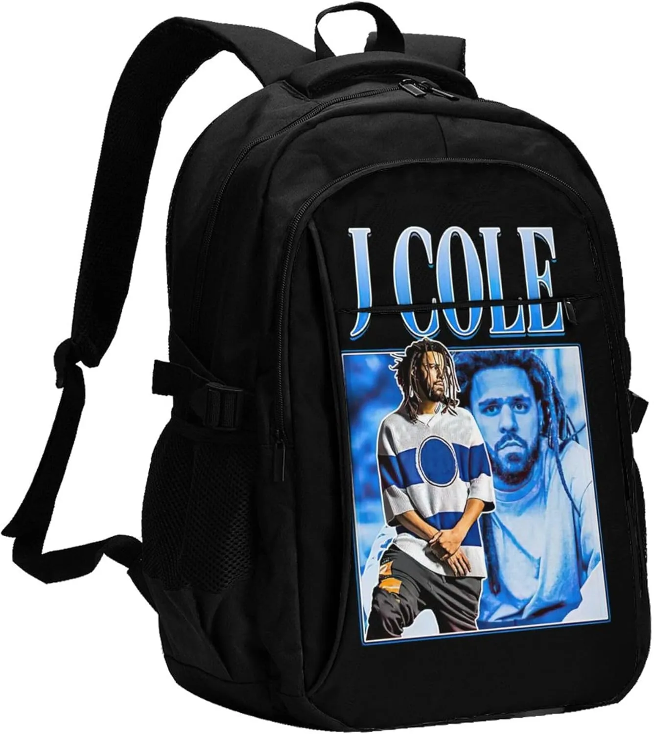 J Musics Cole Backpack with USB Charing Port Laptop Daypack Travel Bag Classic Laptop Backpack